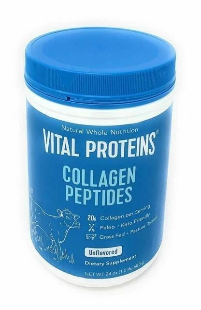 Vital Proteins Collagen Peptides, (New )Unflavored 24 oz  1.5 Lbs- FREE SHIPPING