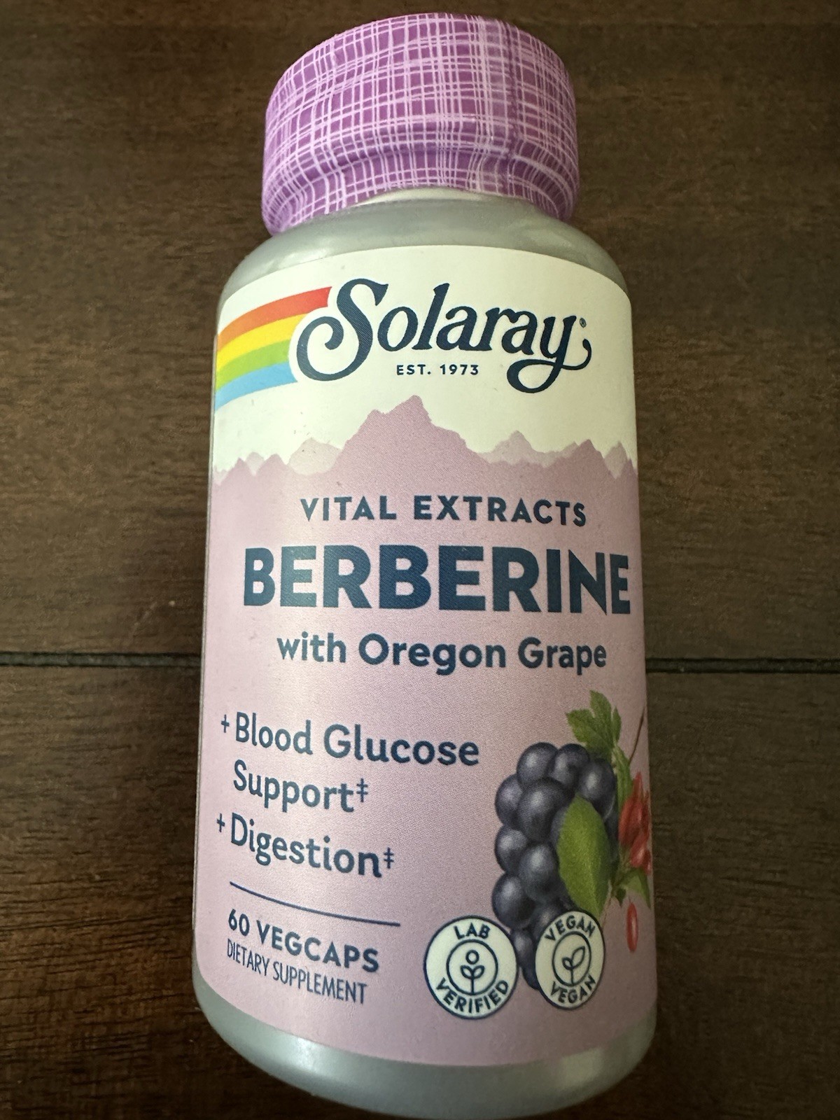 Solaray Advanced Formula Berberine Root Extract Capsule – 60 CT-EXP 2027