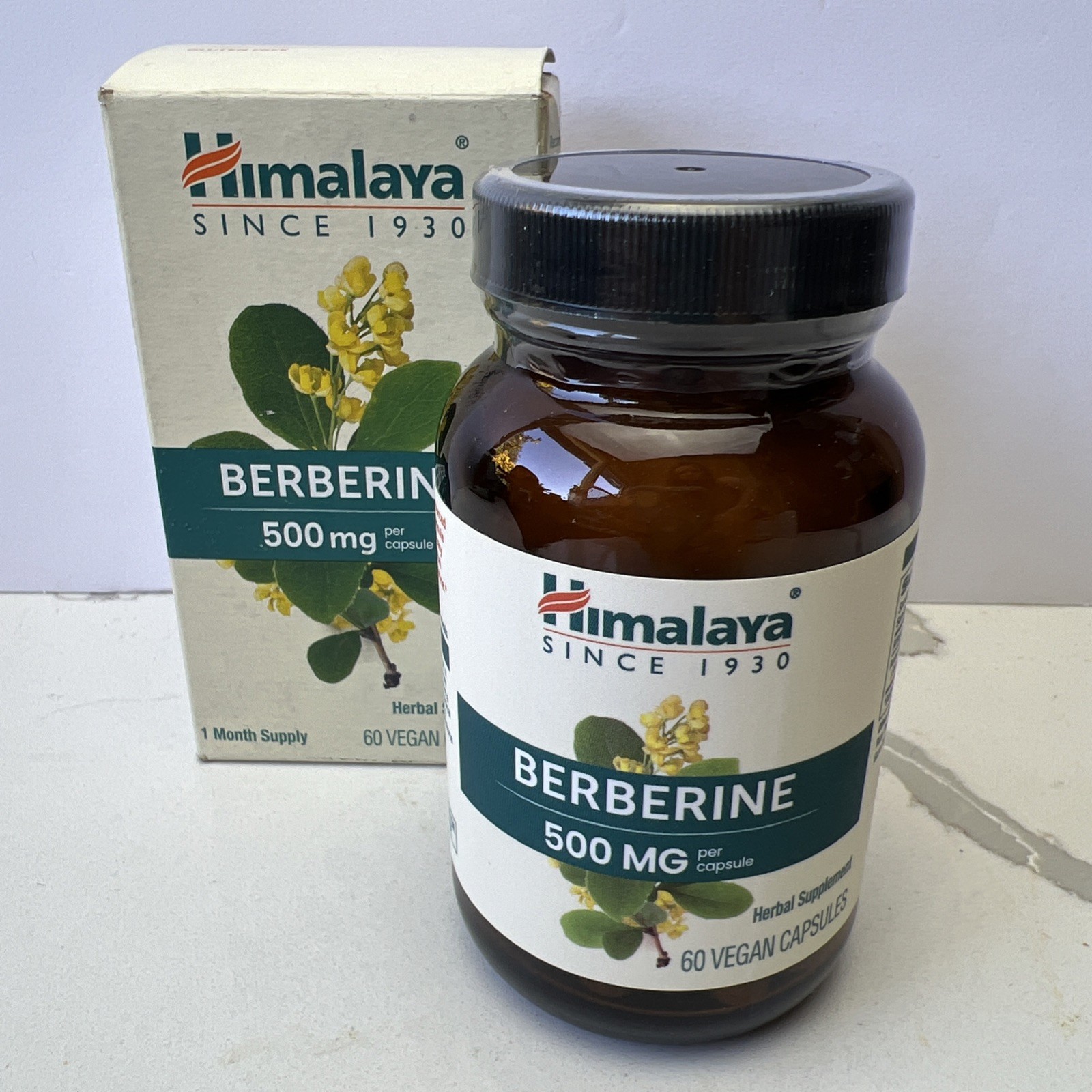 Himalaya Berberine for Balanced Support, Digestion & Immune System 60 Vegan Caps