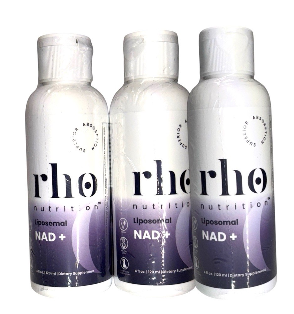 x2 Rho Nutrition Liposomal NAD+  Ultra High Absorption Liquid 6/2027