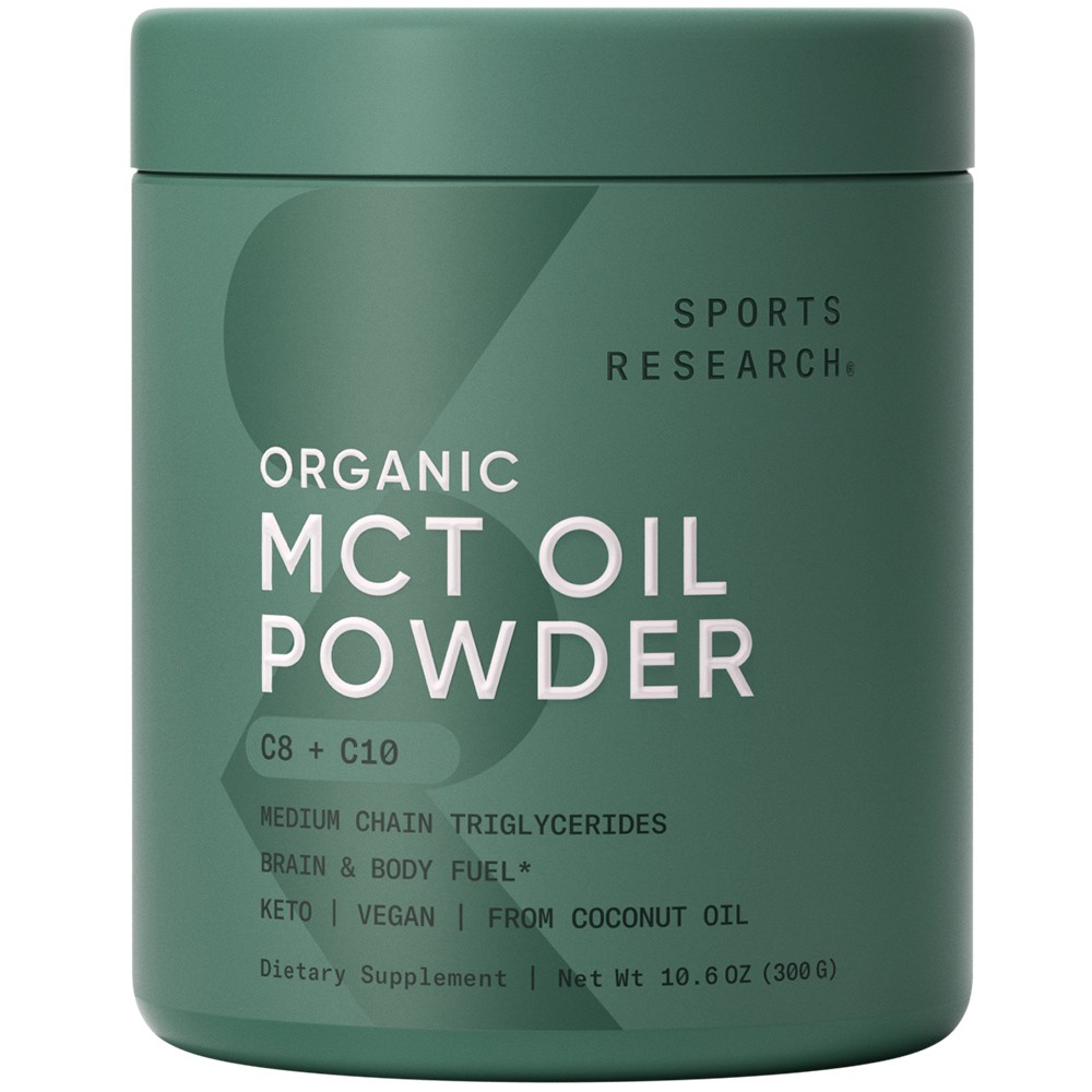 Unflavored Organic MCT Oil Powder Keto & Vegan MCTs C8 C10 Non-GMO & Gluten Free