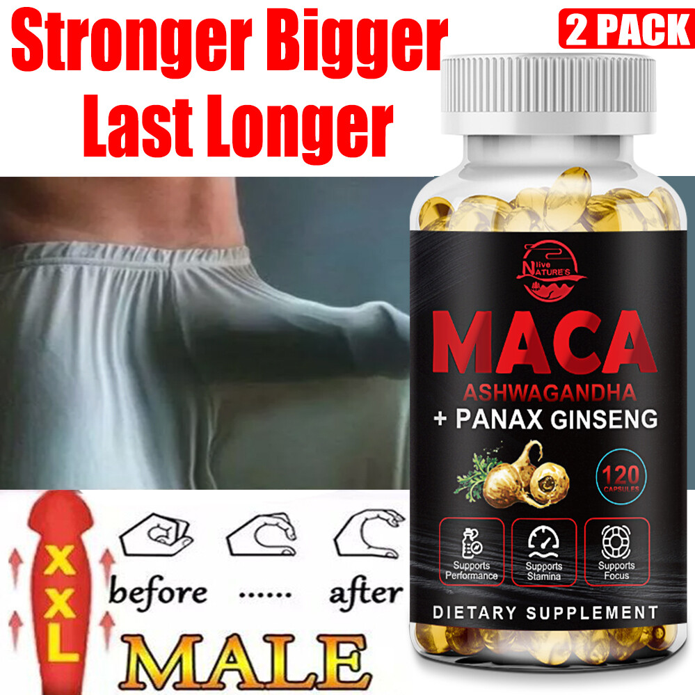 Male Enhancement 240 Capsules Caps Booster & Thicker Last Longer Stronger Bigger