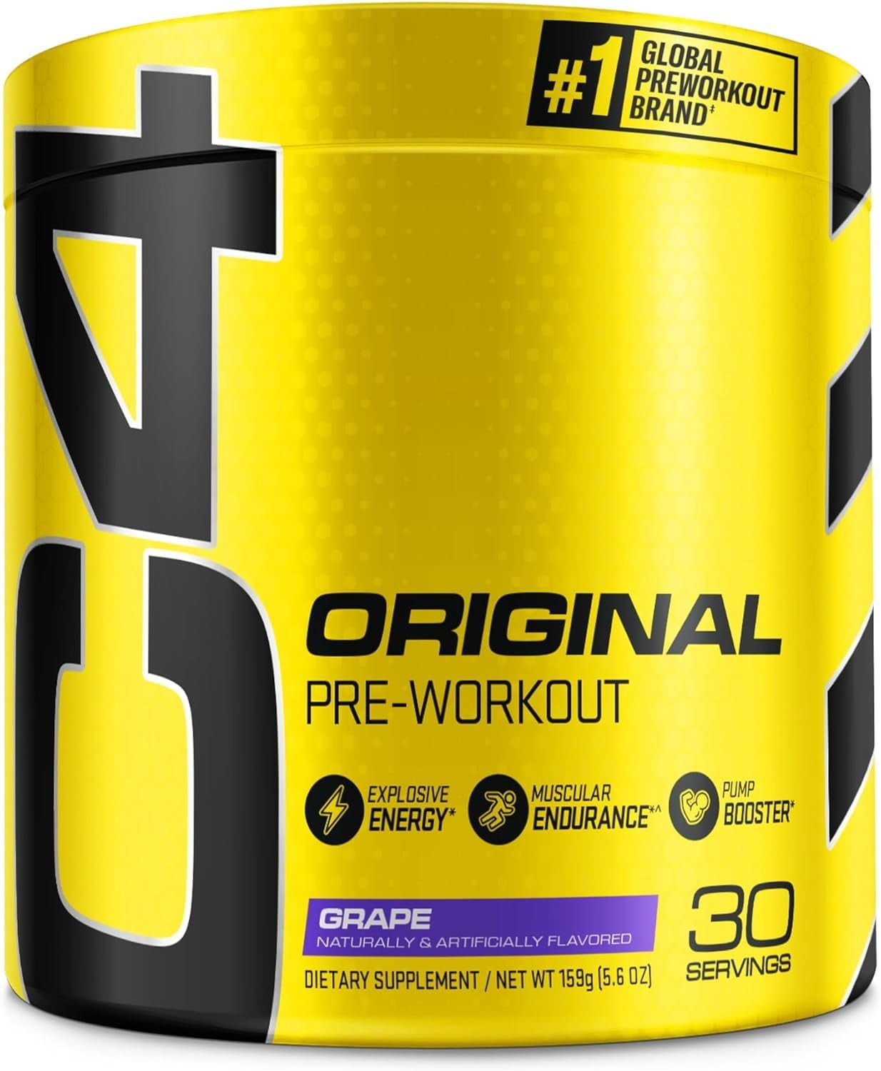 Cellucor C4 Original Pre Workout Powder Grape Sugar Free Preworkout Energy…