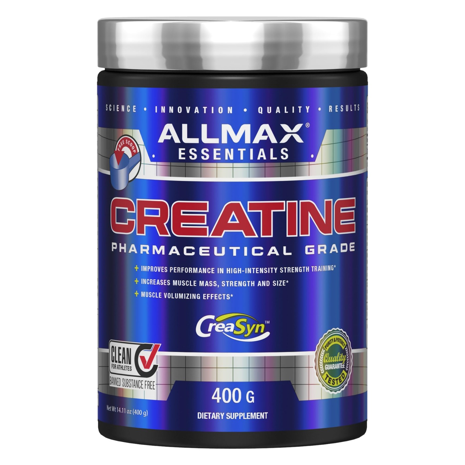 ALLMAX Nutrition – Creatine Monohydrate, Micronized Creatine Powder for Strength