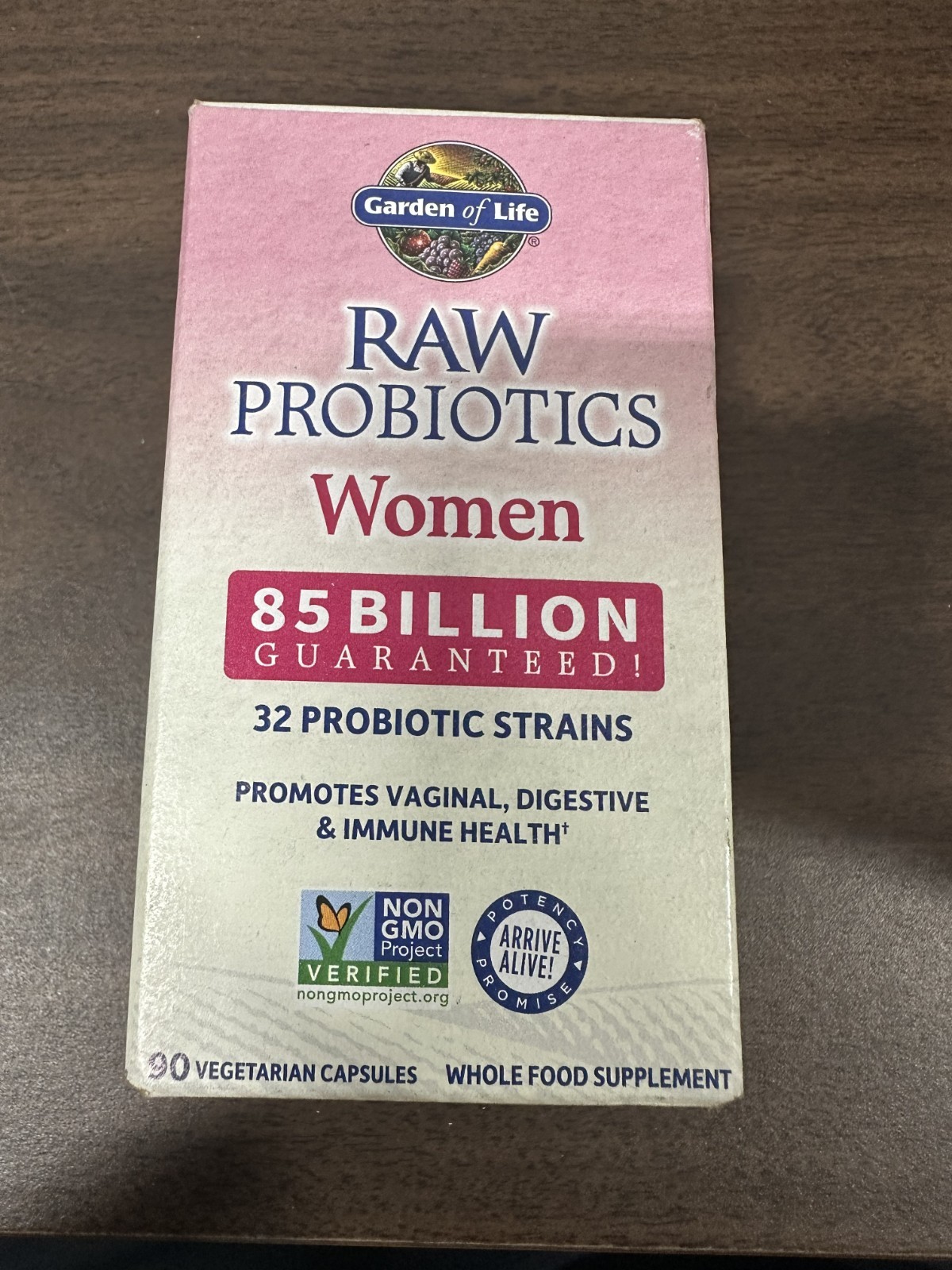 90 CT GARDEN OF LIFE RAW PROBIOTICS WOMEN 32 PROBIOTIC STRAINS EXP 10/2026