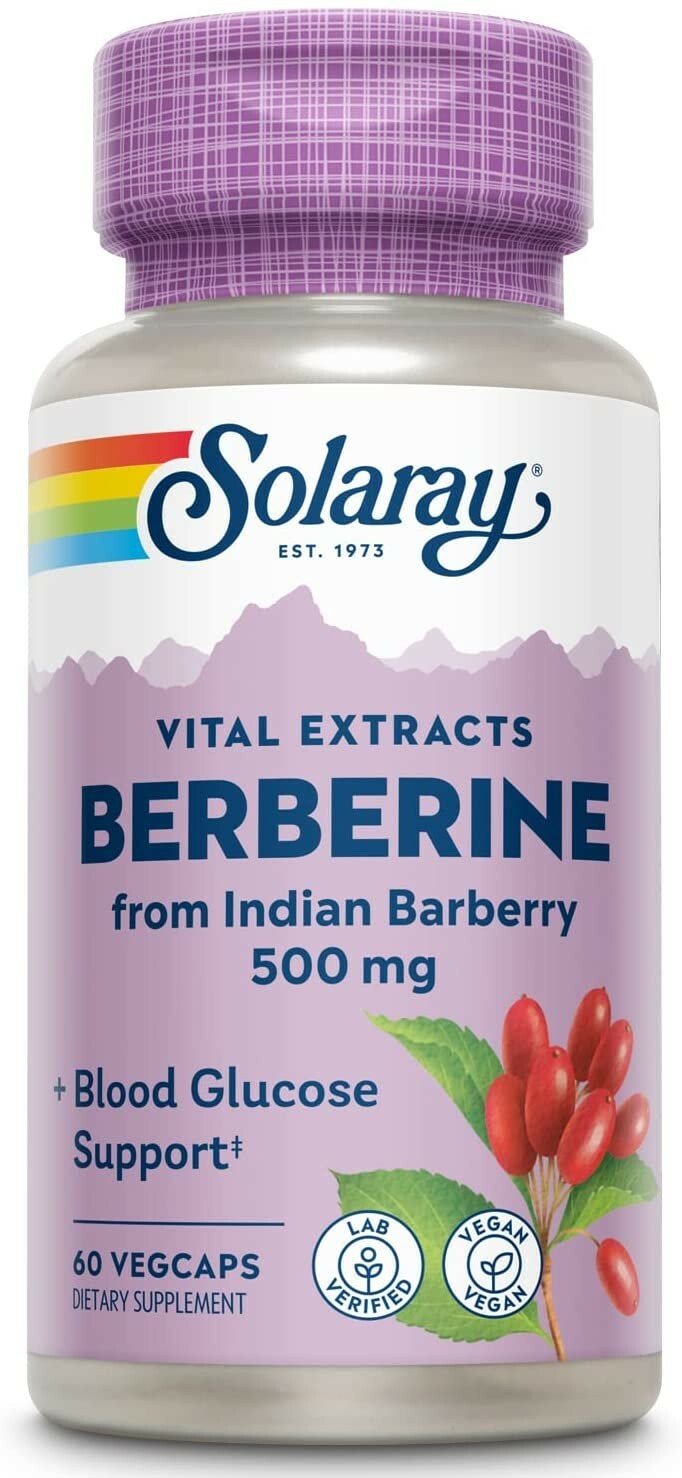Solaray Berberine 60 vegcaps 500mg