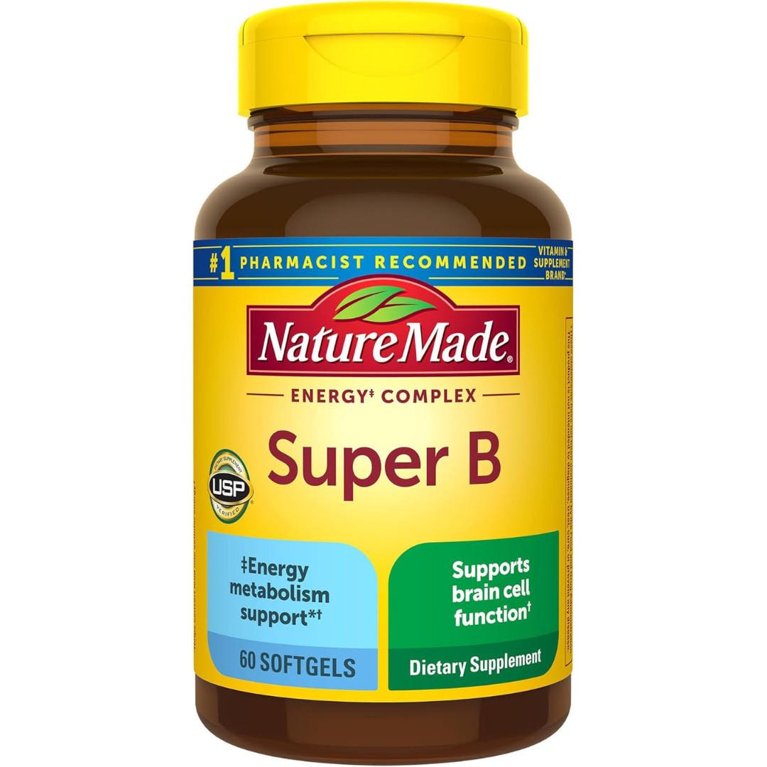 Nature Made Super B Energy Complex, Dietary Supplement for Brain Cell Function