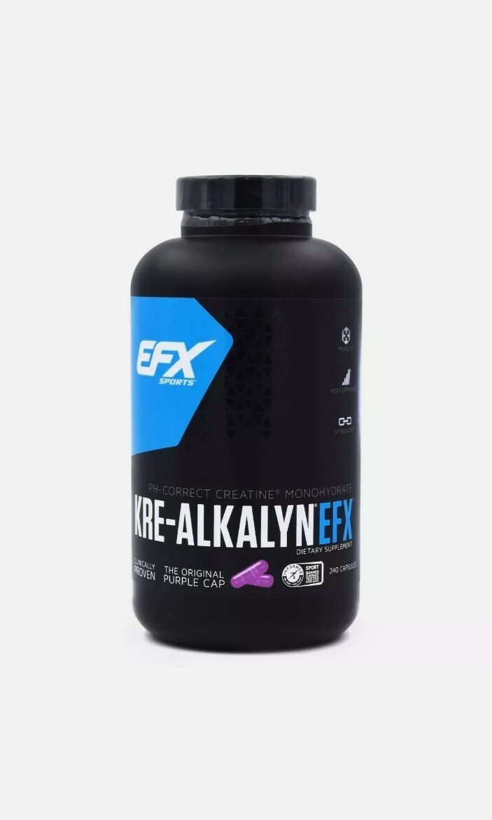 EFX Kre-Alkalyn Creatine Monohydrate – 120 Capsules