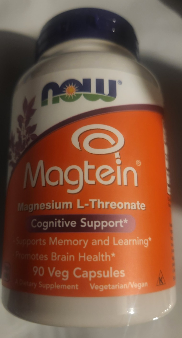 NOW FOODS Magtein Magnesium L-Threonate 2000mg 90Caps