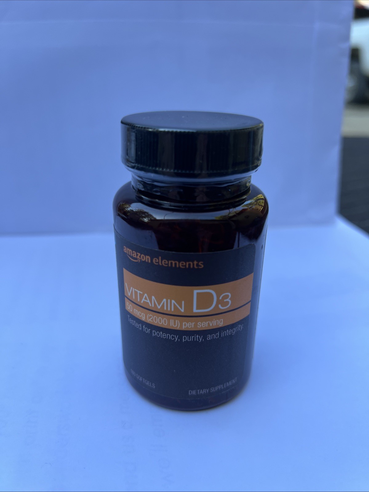 Vitamin D3, 2000 IU, 180 Softgels,* Exp Feb 2027