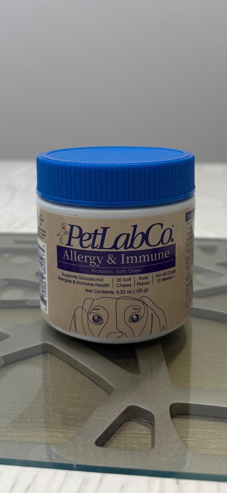 PetLab Co. (PetLabCo.) ALLERGY & IMMUNE Probiotic Soft Chew For Dogs (30 Pork’