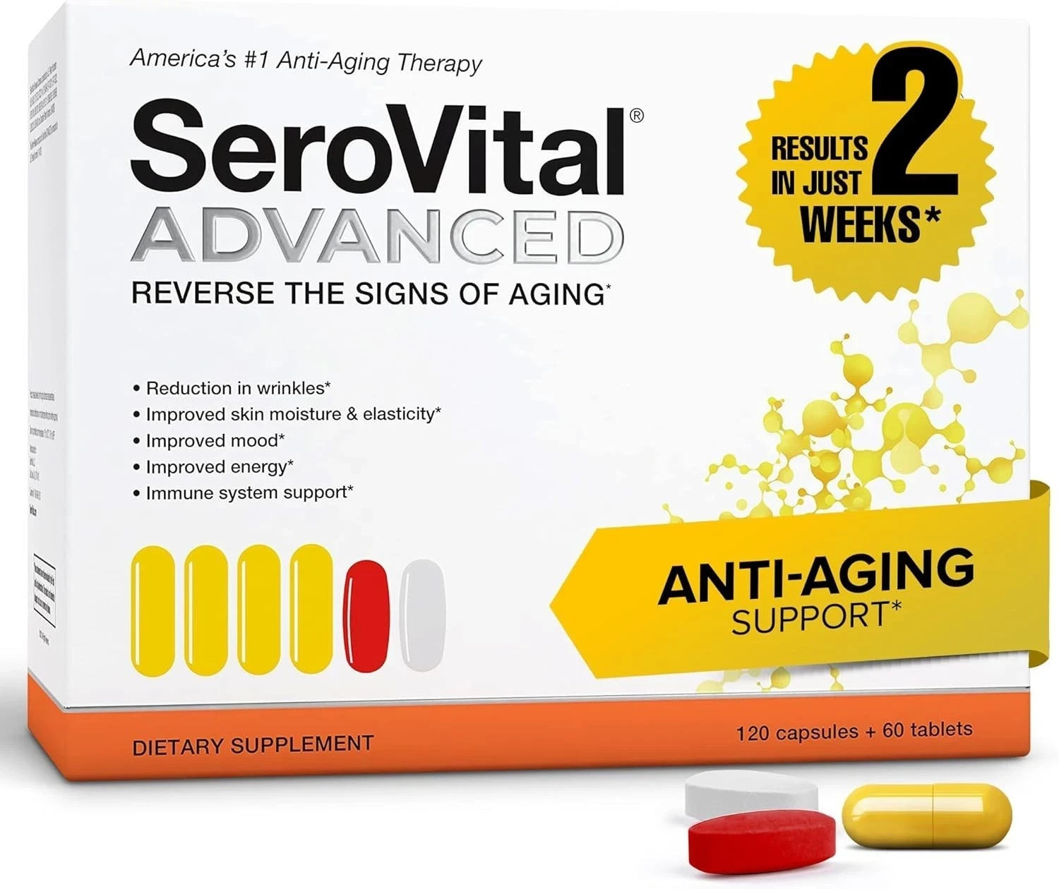 SeroVital Advanced Dietary Supplement 120 Capsules + 60 Tablets (FAST SHIPPING)