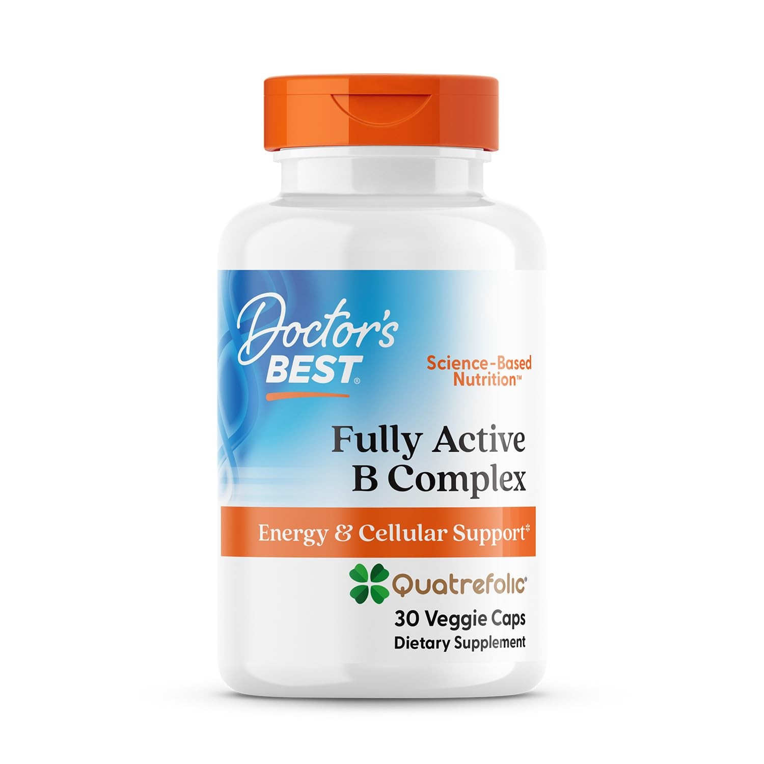 Fully Active B Complex Vitamins for Energy Brain Health and Metabolism 30 Count