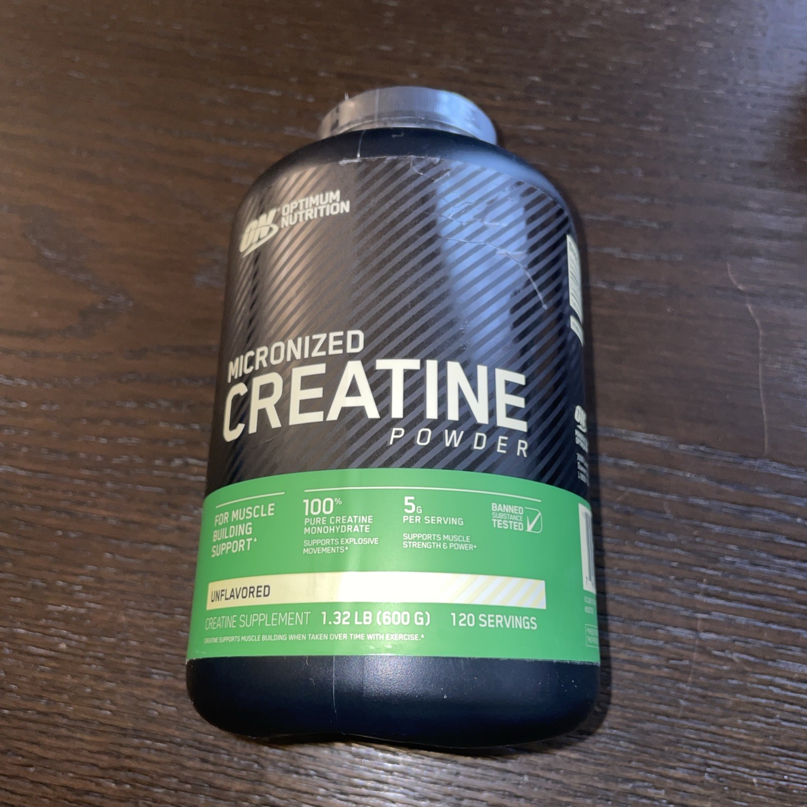 OPTIMUM NUTRITION MICRONIZED CREATINE POWDER 1.32lb 120 Servings Muscle Building