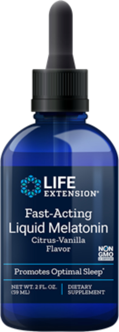THREE PACK SALE  Life Extension Fast-Acting Liquid Melatonin 3mg OGREBUNNY