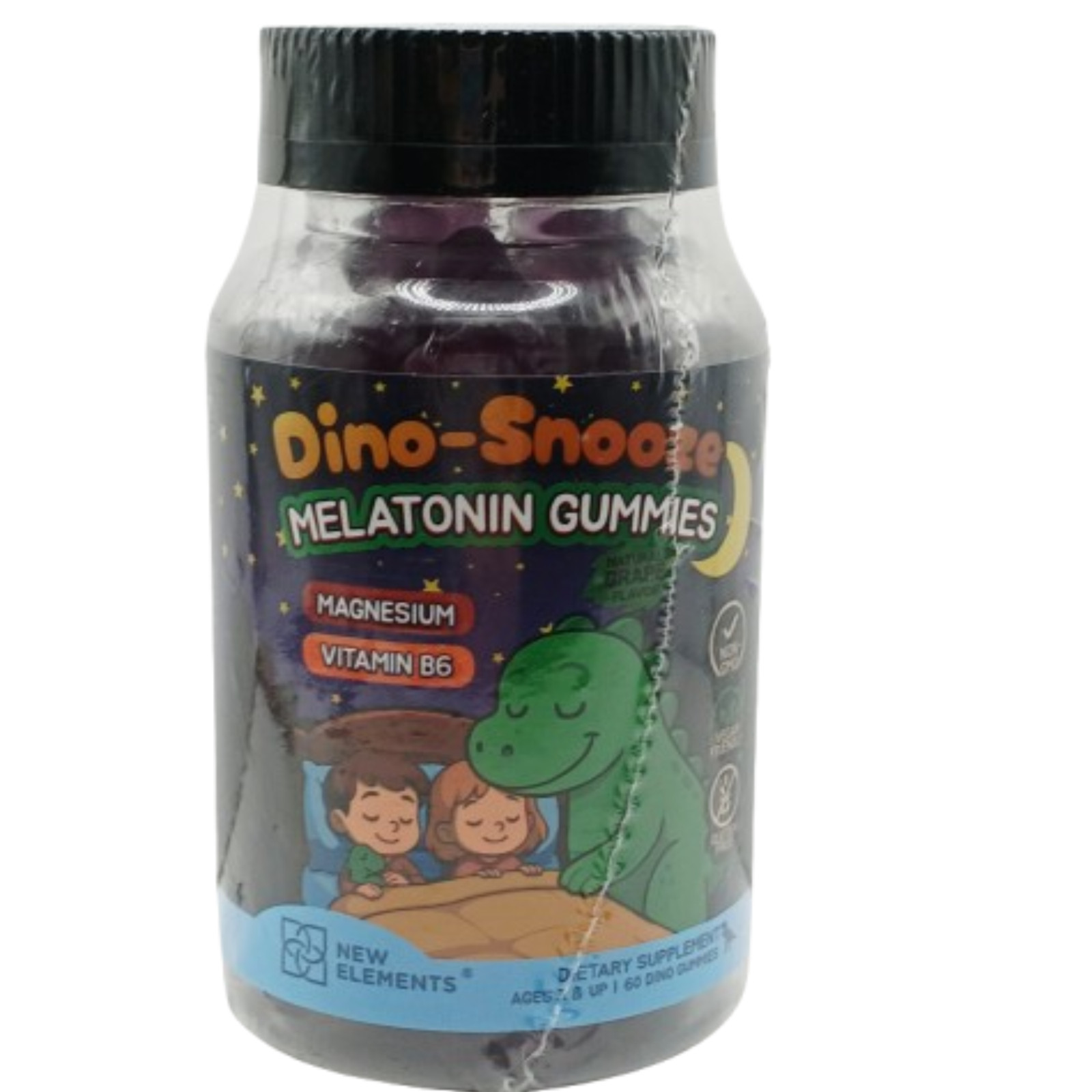 Kids Melatonin Gummies with Magnesium Glycinate & Vitamin B6 for Sleep Support