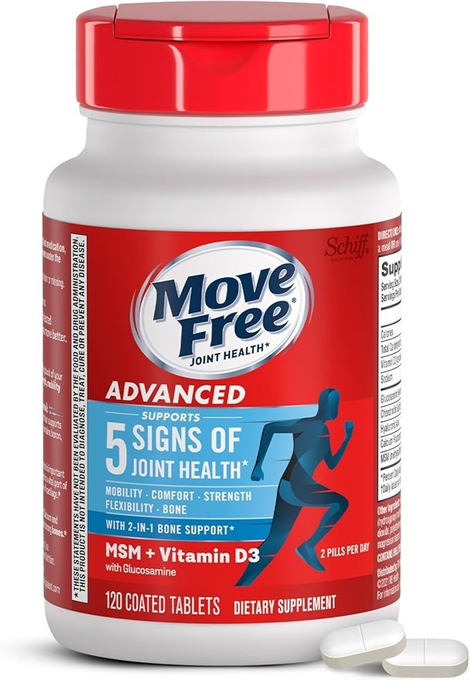 Advanced Glucosamine Chondroitin MSM + Vitamin D3 Joint Support Supplement