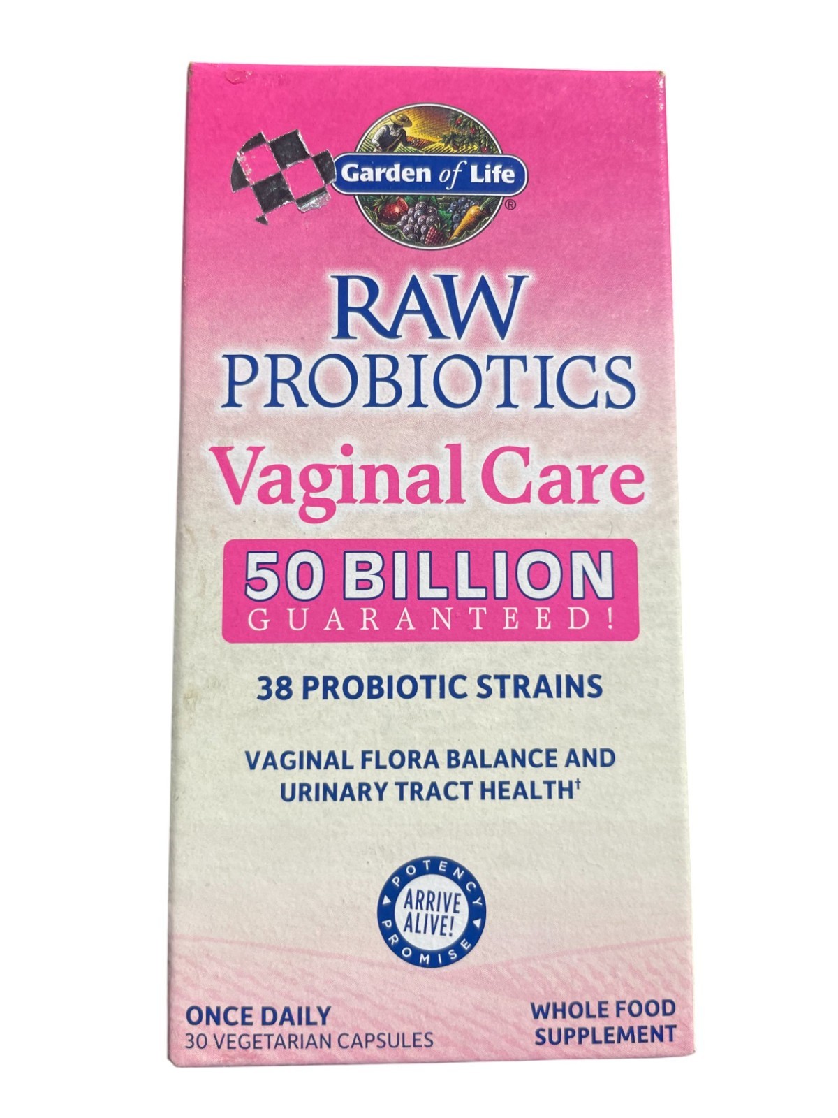 Garden of Life Raw Probiotics Capsules for Vaginal Care 30 Count 2 PACK