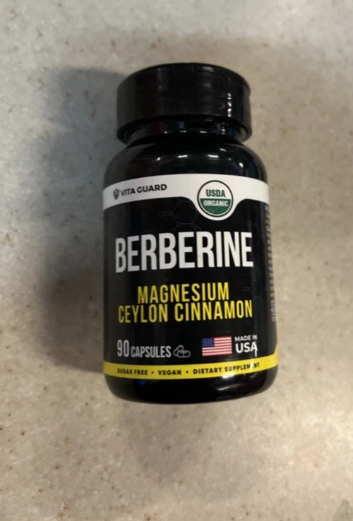Berberine Magnesium Ceylon Cinnamon 90 Vegan Capsules