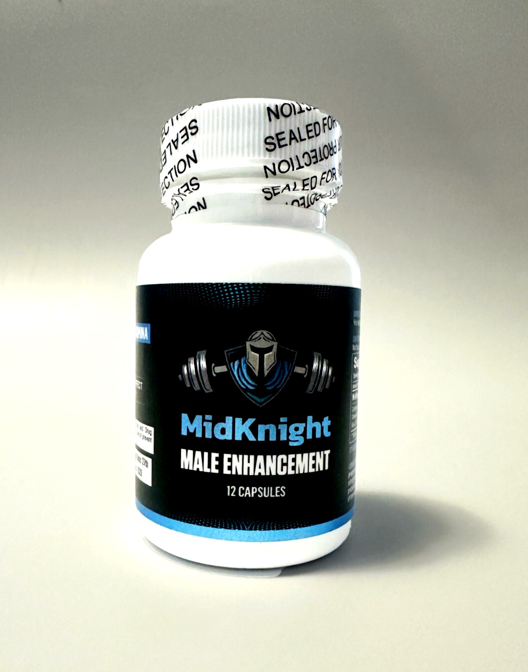MidKnight Fast Acting Male Performance Enhancement 12 Pills Bottle
