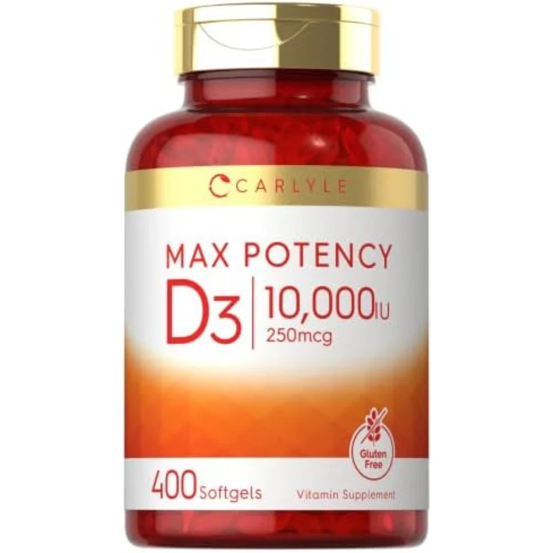 Vitamin D3 10000 IU 400 Softgels | Value Size | Max Potency | USA  Stock