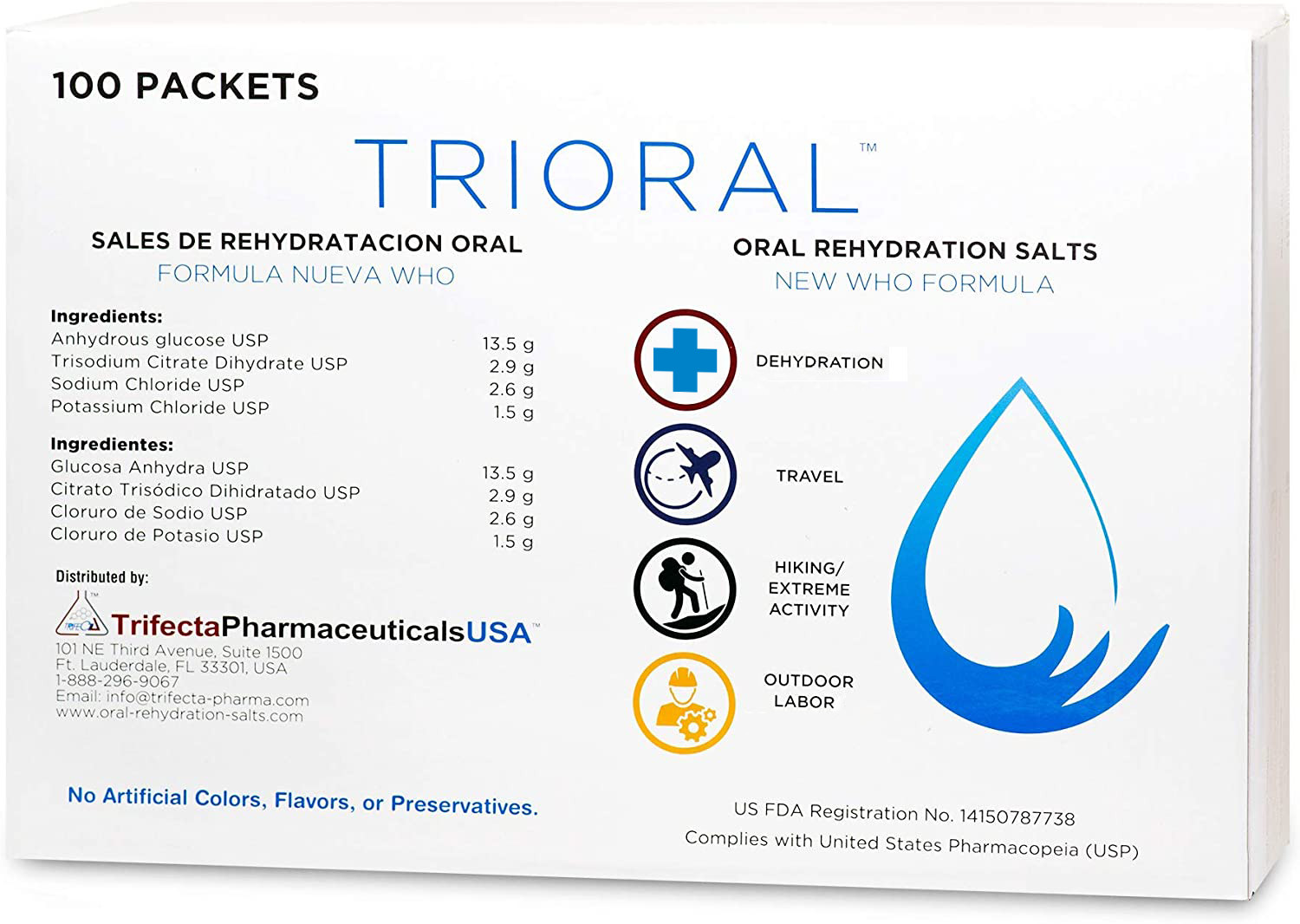 TRIORAL Oral Rehydration Salts – 100 packs
