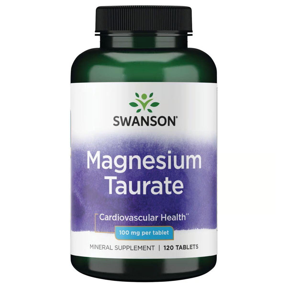Swanson Magnesium Taurate 100 mg 120 Tablets