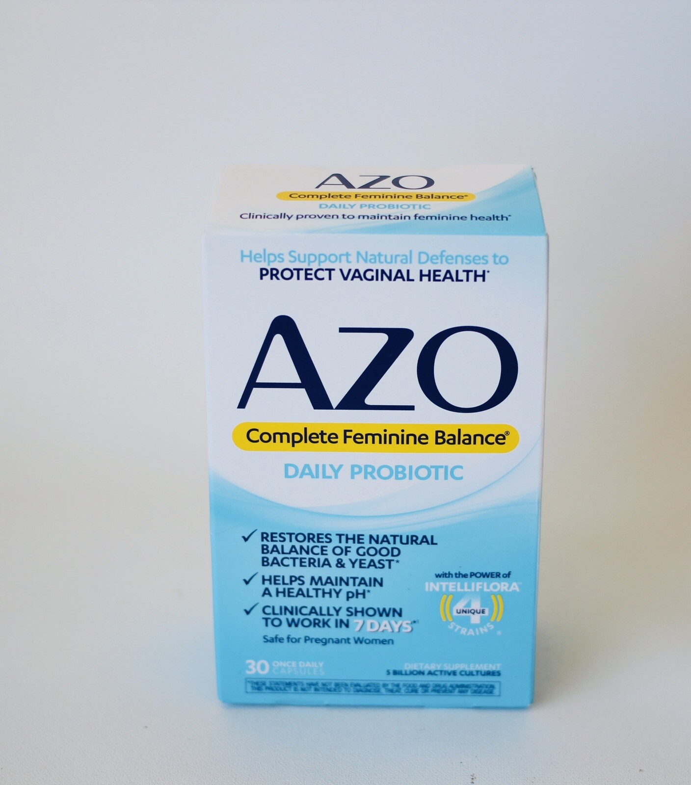 AZO Probiotic 30 CT Complete Feminine Balance Vaginal Health