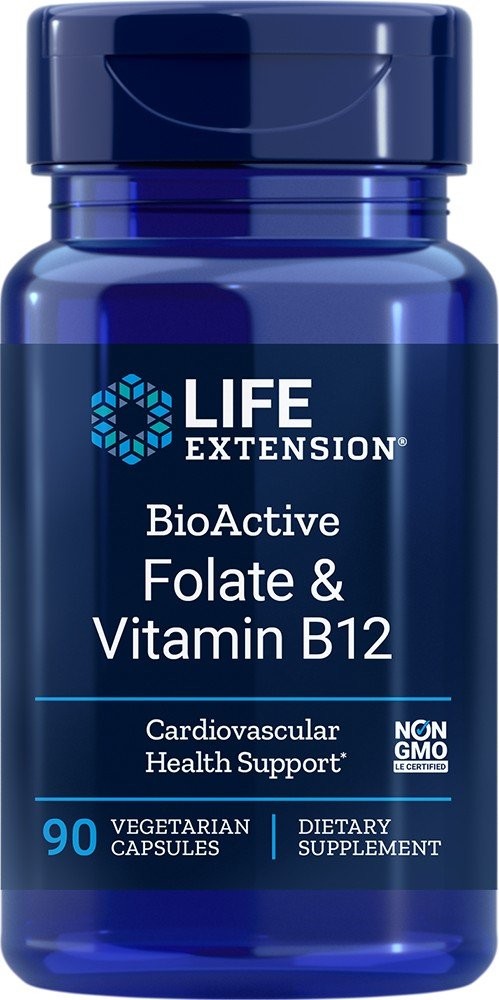 Life Extension Folate & Vitamin B12 90 VegCap