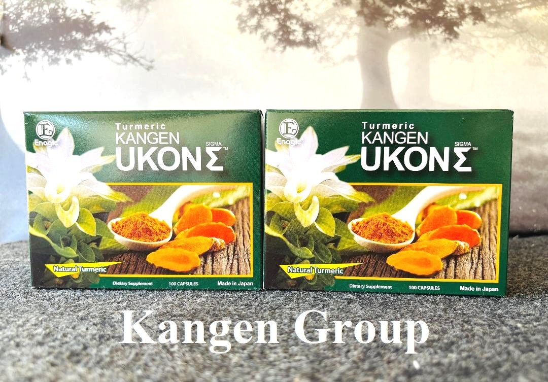 2 Boxes Turmeric Kangen Ukon Turmeric ENAGIC 100 Vegan Softgels  Exp 04/2028