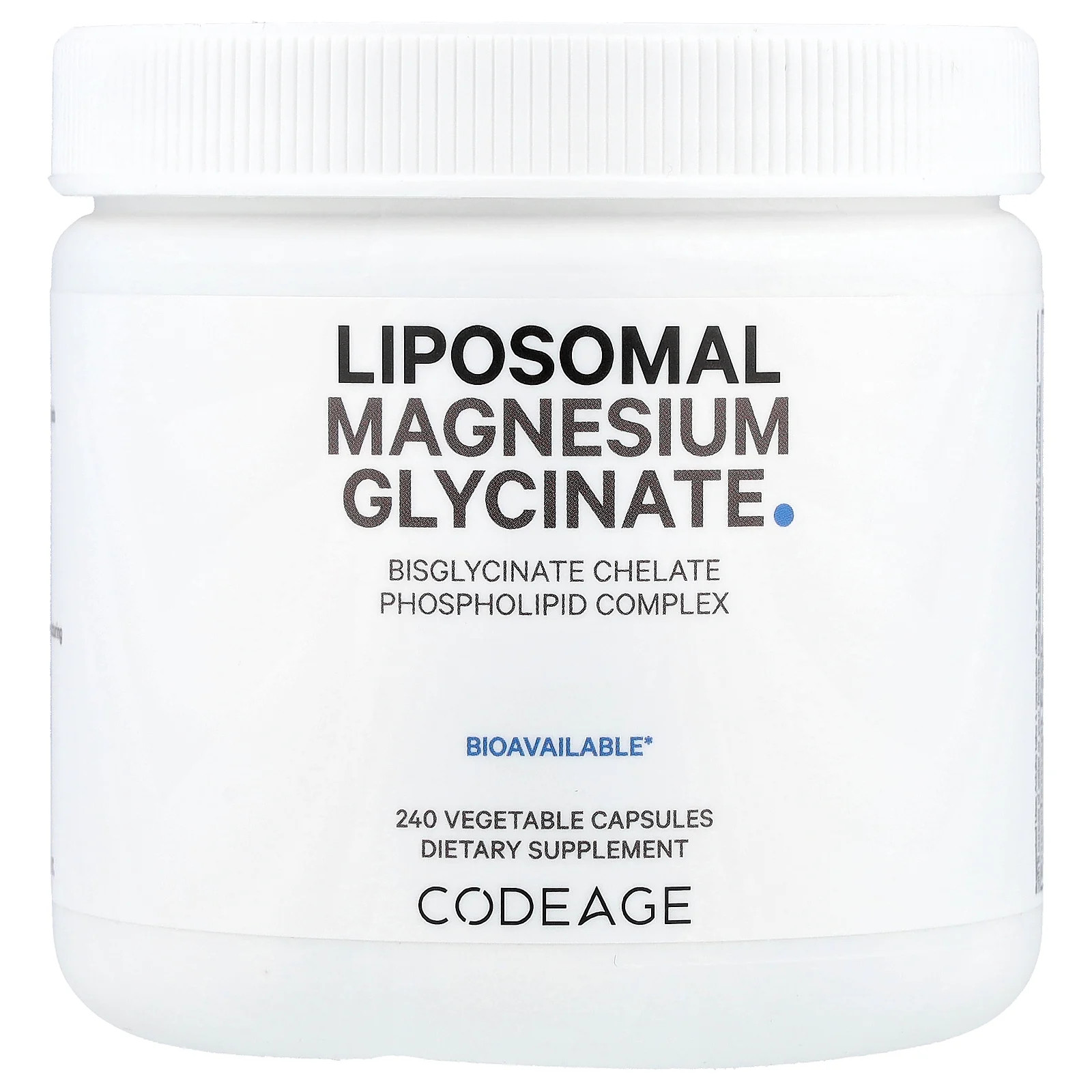 Liposomal Magnesium Glycinate, 240 Vegetable Capsules