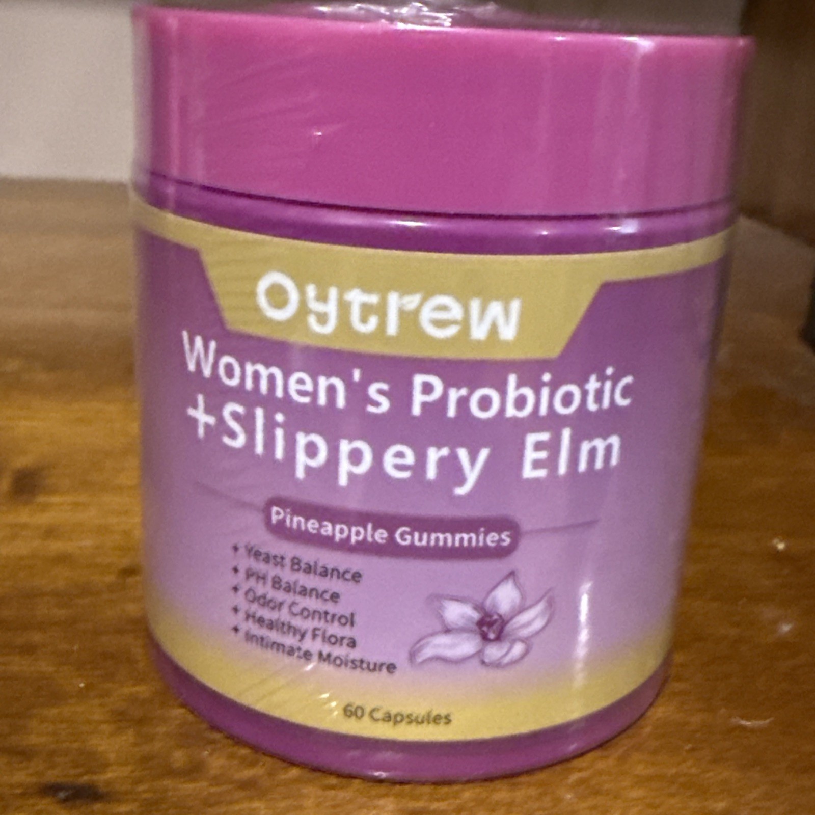 Feminine Probiotics Gummies for Women, Women’s Probiotic+Slippery Elm