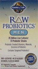 Garden of Life RAW Probiotics Men 85 Billion CFU 90 Capsules EXP 02/27