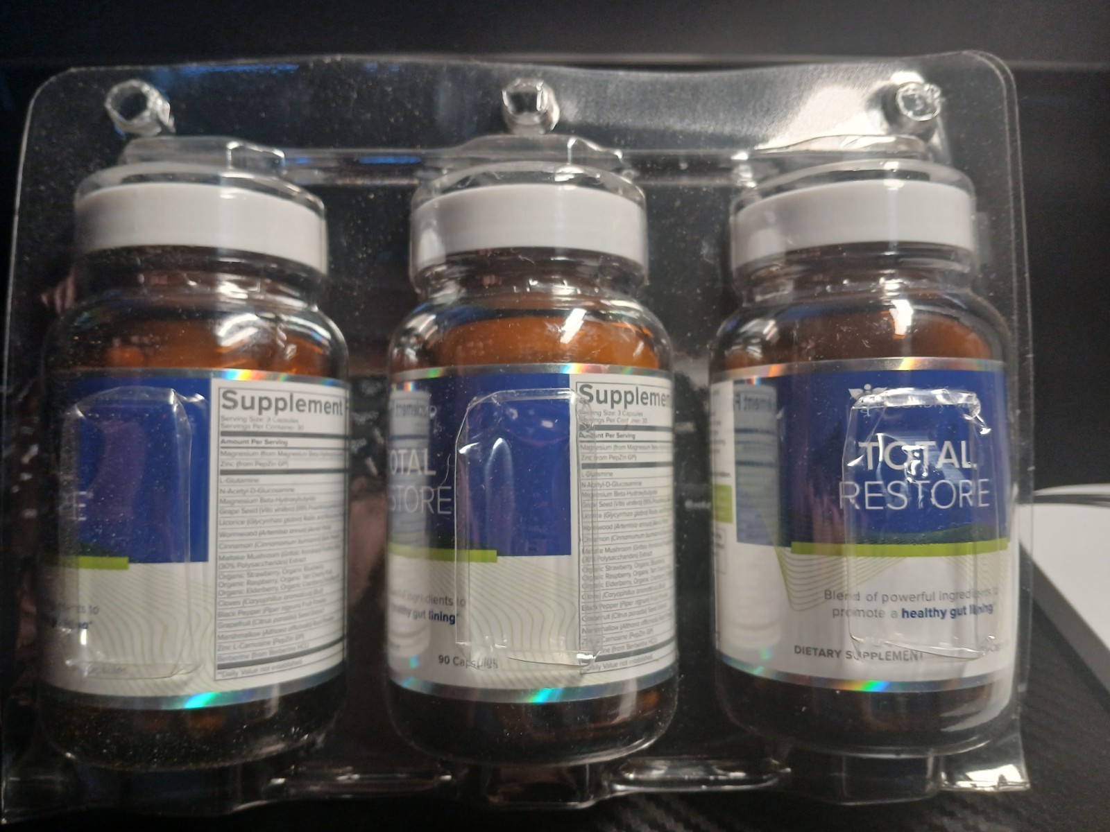 Total Restore Gut Health and Gut Lining Support Supplement (90 Caps) – Free Ship