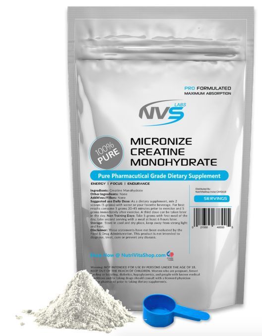 200 Servings! 1000g Ultra Micronized Creatine Monohydrate Powder Pharmaceutical