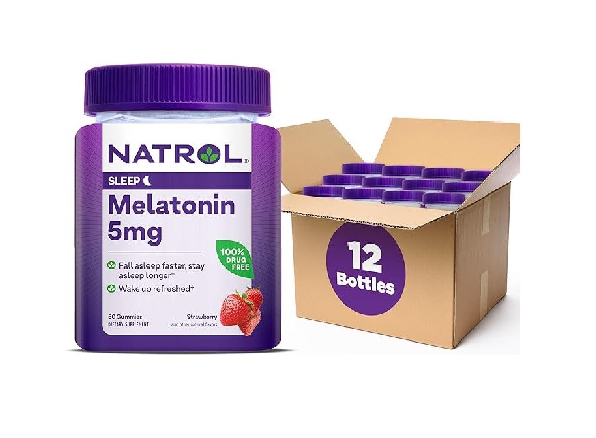 5Mg Melatonin Gummies, Sleep Support for Adults, Melatonin Supplements for Sl…