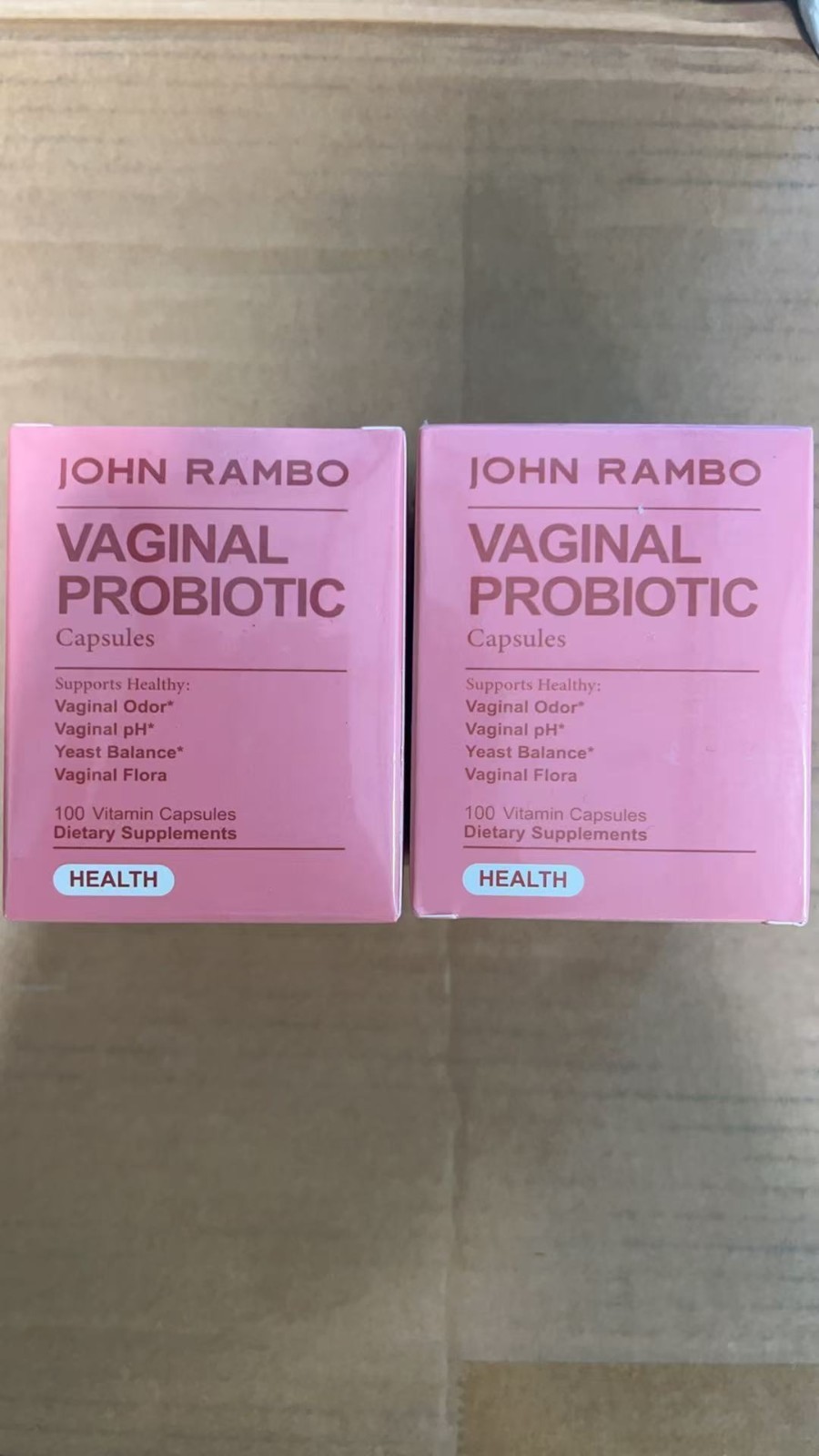 2PACK Vaginal Health Probiotic + Prebiotic Blend, 100-Count Capsules