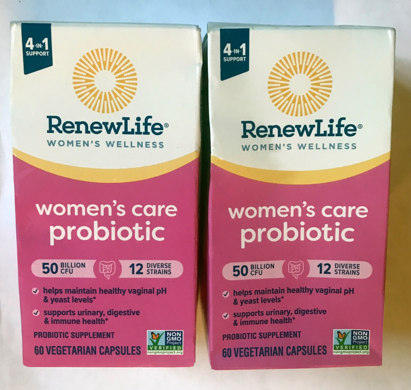 2 Pack Renew Life Women’s Probiotic Capsules, 50 Billion 60 Capsules (120 total)