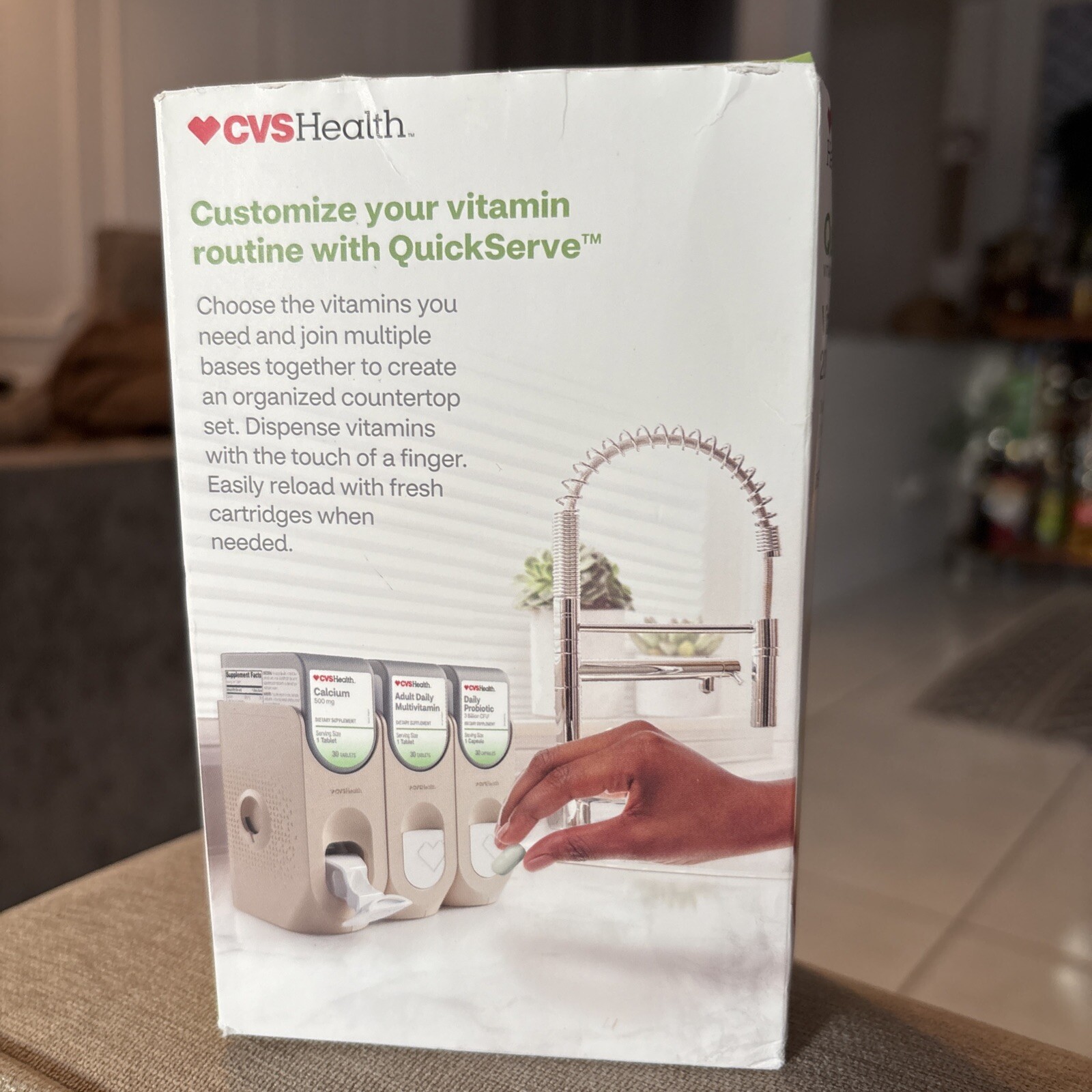 QuickServe Vitamin Dispensing System Vitamin B12 2000 mcg – Dietary Supplement.