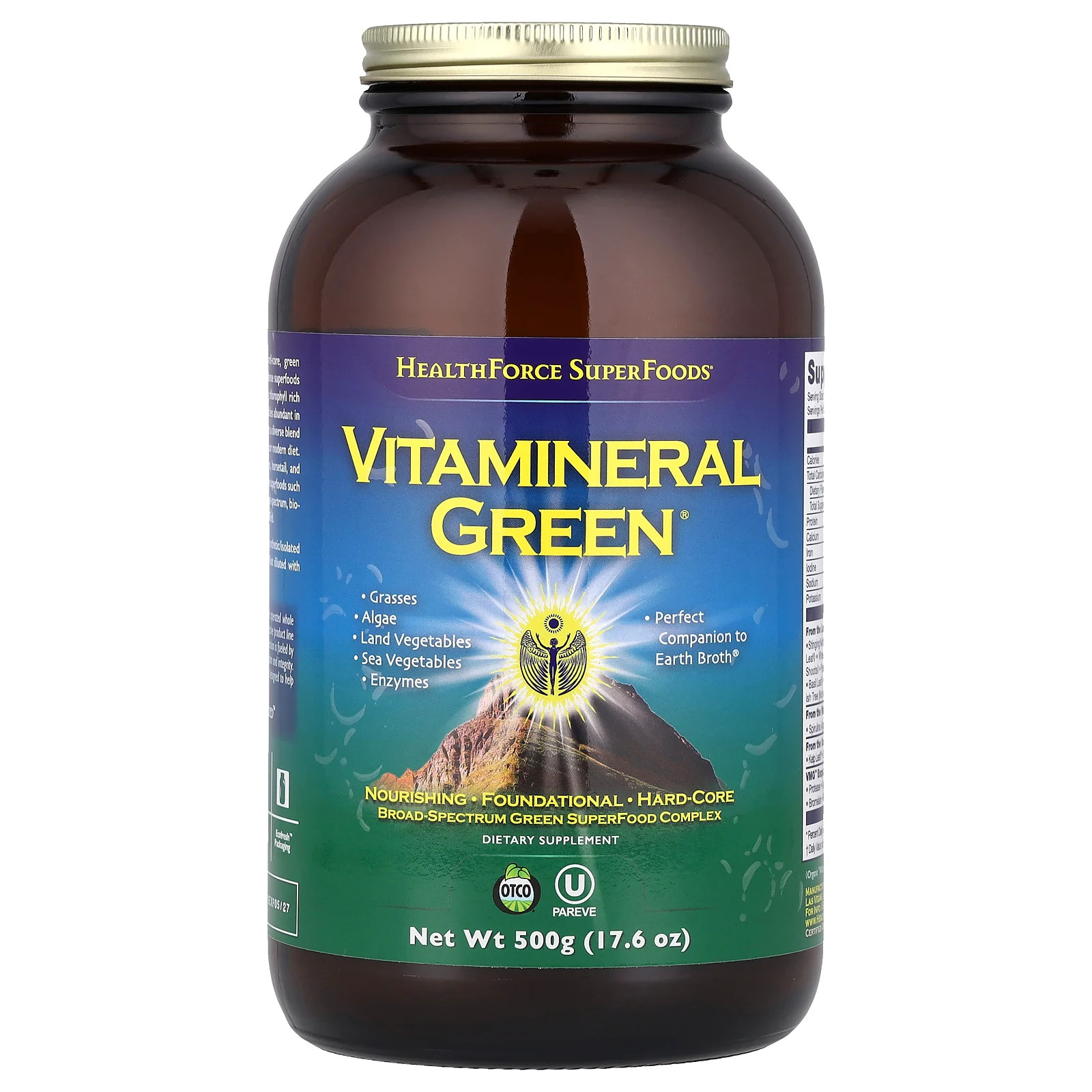 HealthForce Superfoods, Vitamineral Green, Version 5.3, 17.64 oz, Superfoods