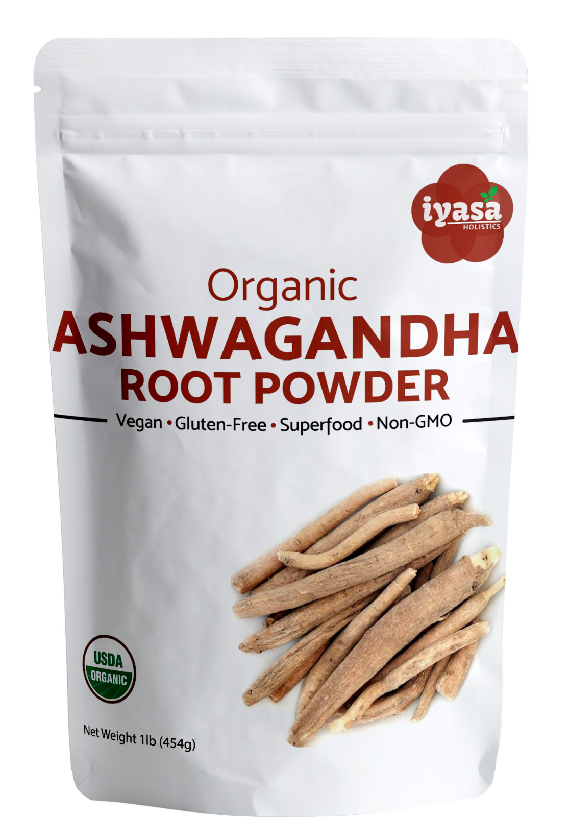 Organic Ashwagandha Powder | Withania Somnifera | 2 lb bulk pack | Ships free