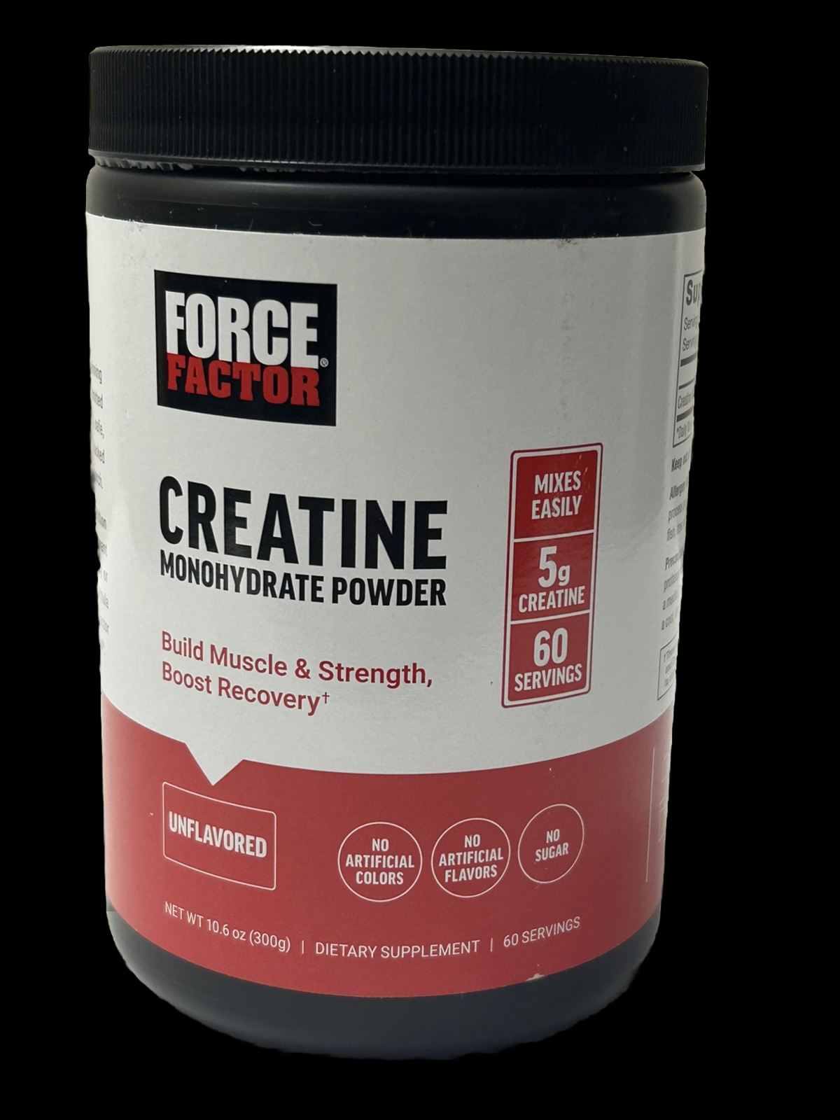 New Creatine Monohydrate Powder, Unflavored, 10.6 oz 300 g (SH7)
