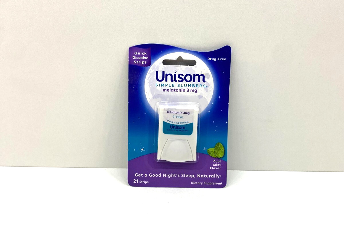 NEW Unisom Simple Slumbers Melatonin 3 MG Cool Mint Quick Dissolve Strips 2026