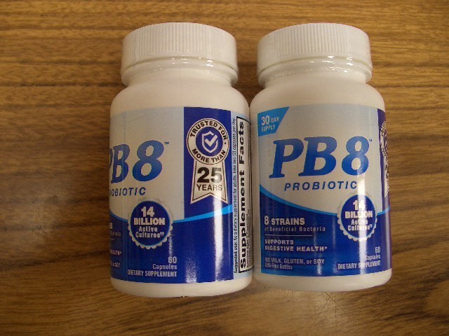 2- Nutrition Now Pb 8 Probiotic 14 Billion Active Cultures 60 Caps each 4/26