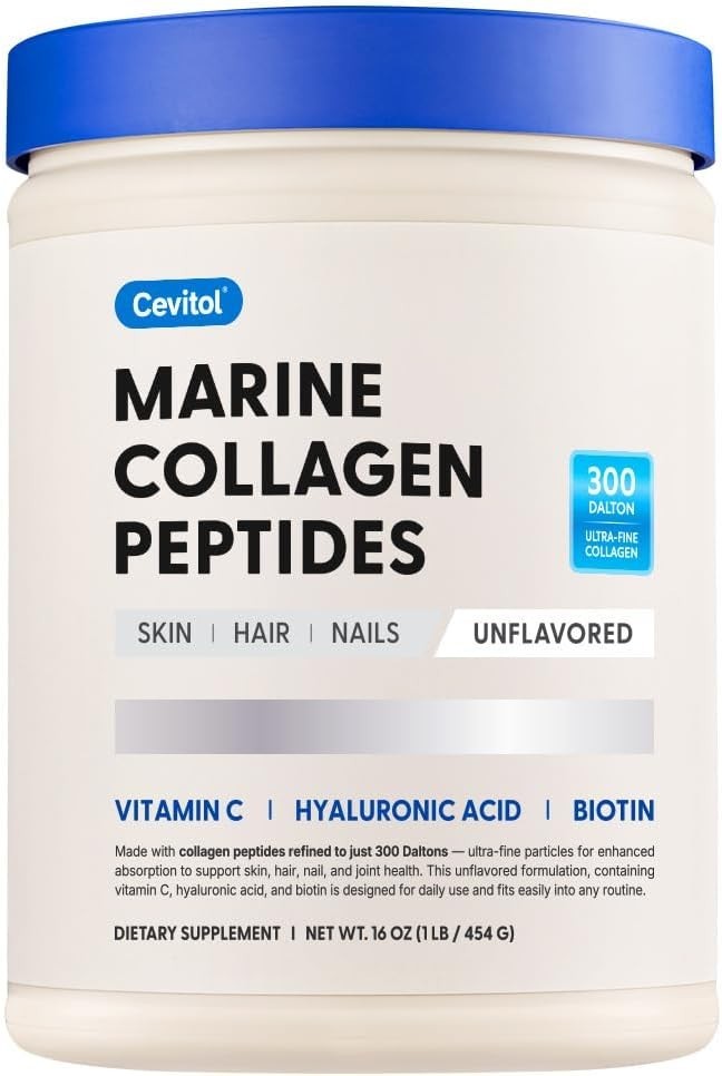 Cevitol Marine Collagen Peptides – Hydrolyzed Ultra-fine Collagen Powder for …