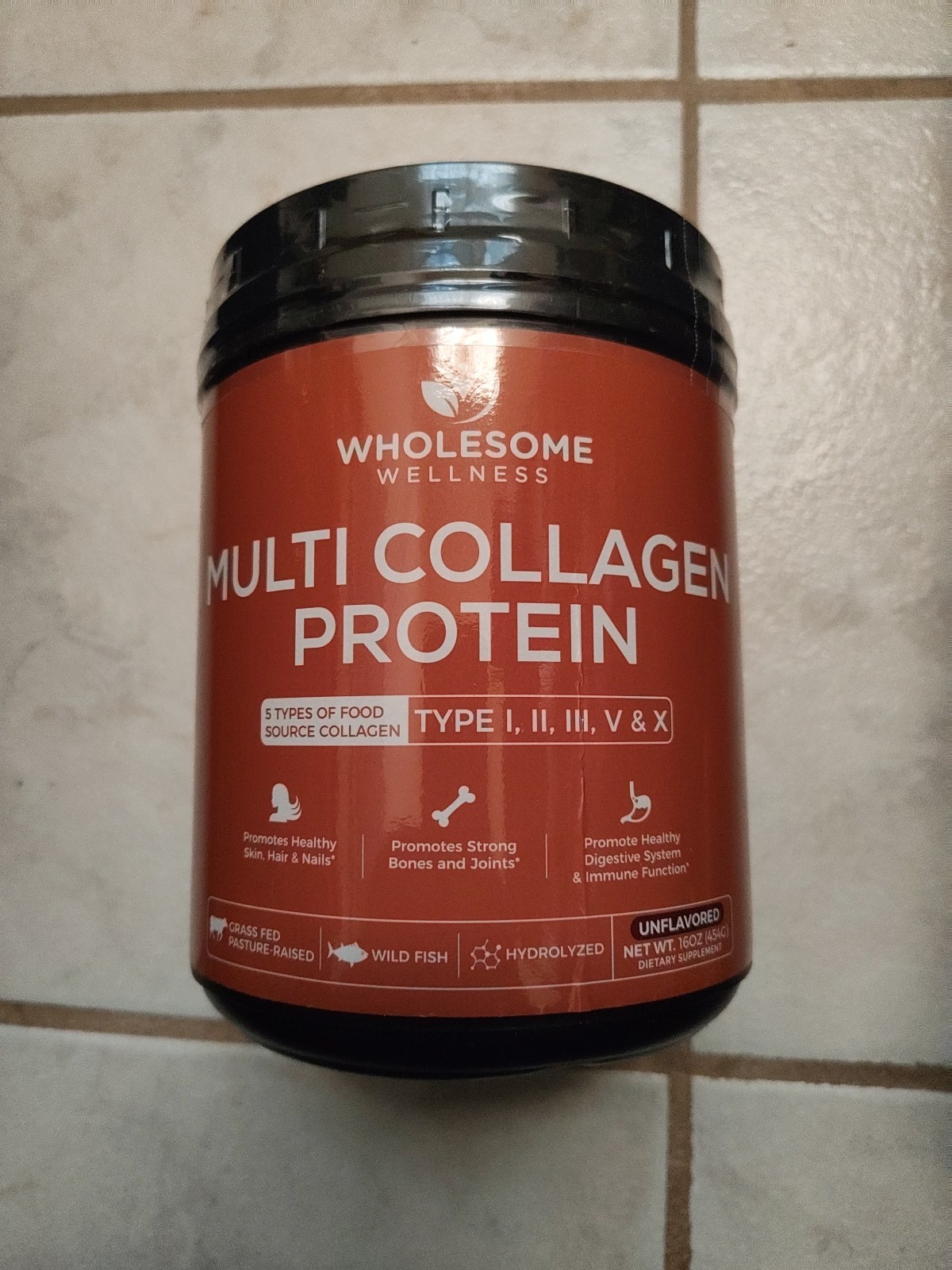 Multi Collagen Protein Powder Hydrolyzed (Type I II III V X) Grass-Fed All-in…