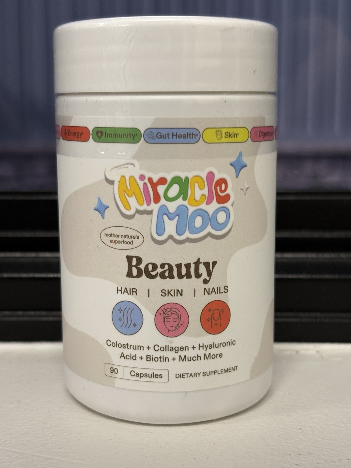 Miracle Moo Beauty | Colostrum, Collagen, Hyaluronic Acid, Biotin, MSM, Zinc