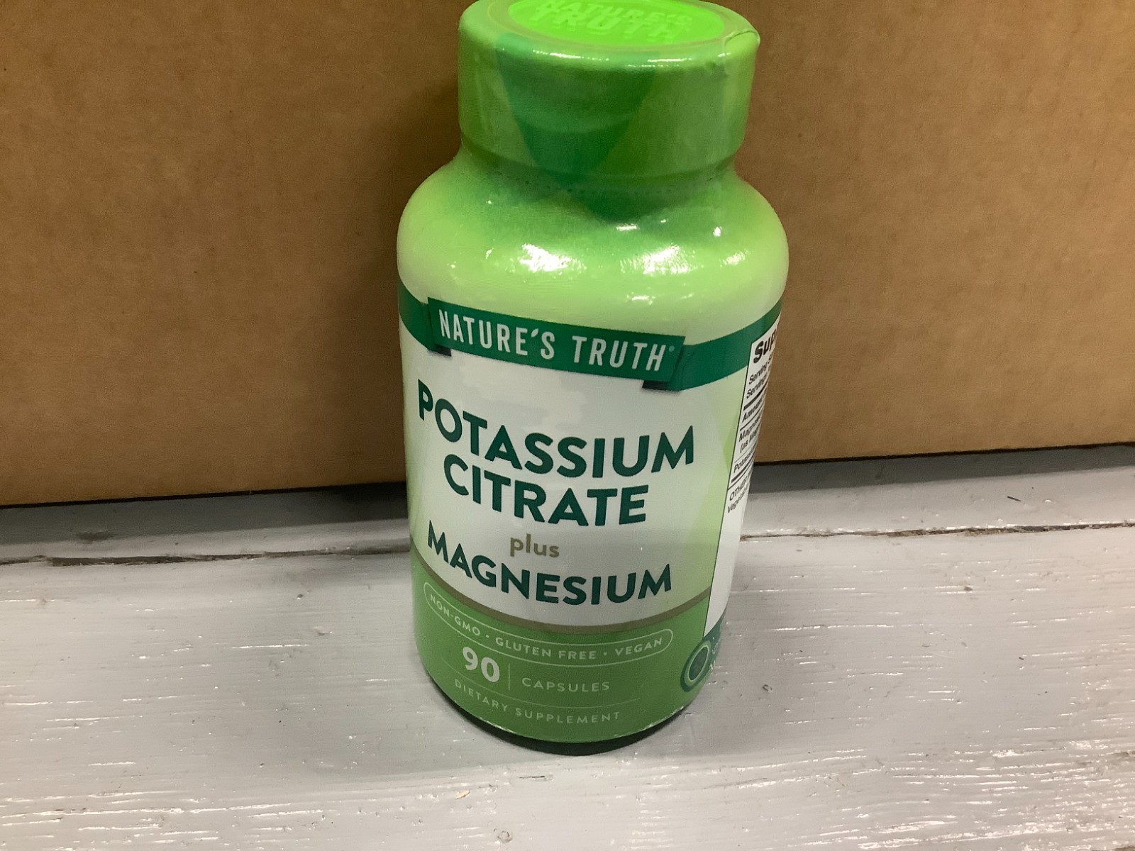 Nature’s Truth Potassium Citrate Supplement | 275mg | 90 Capsules | Non-GMO & Gl