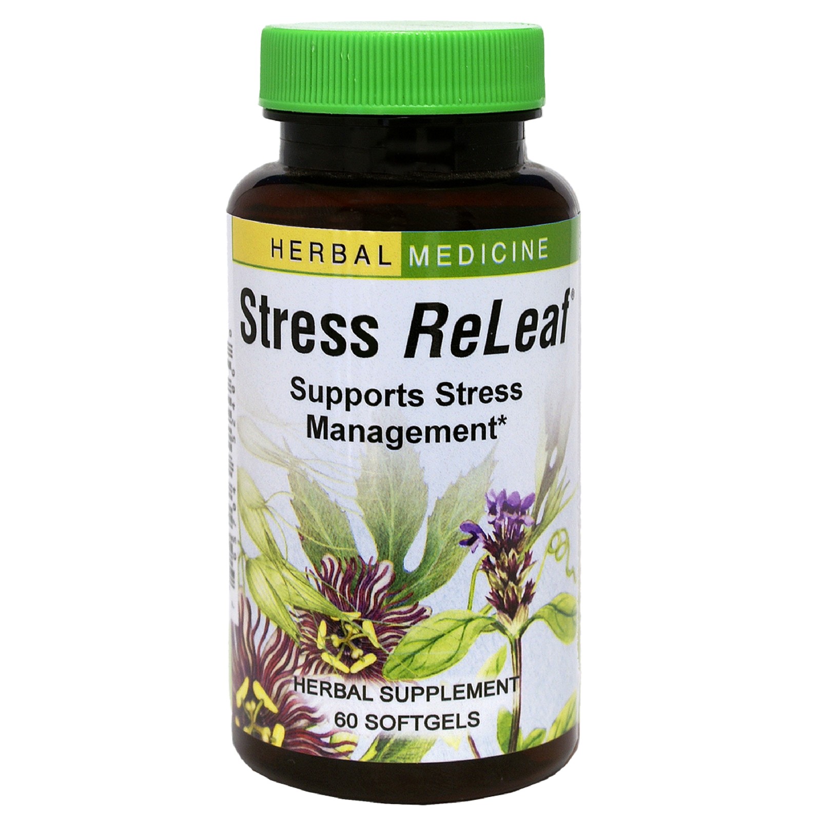 Herbs Etc. Stress ReLeaf 60 Count Softgels