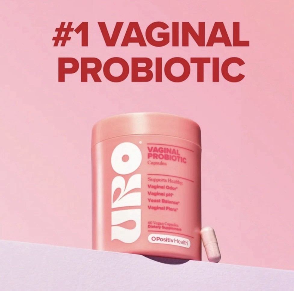 O Positiv URO pH Balance Vaginal Probiotics, 60 Capsules